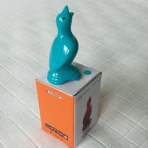 NIB FLAWLESS Le Creuset Turquoise Blue Pie Bird